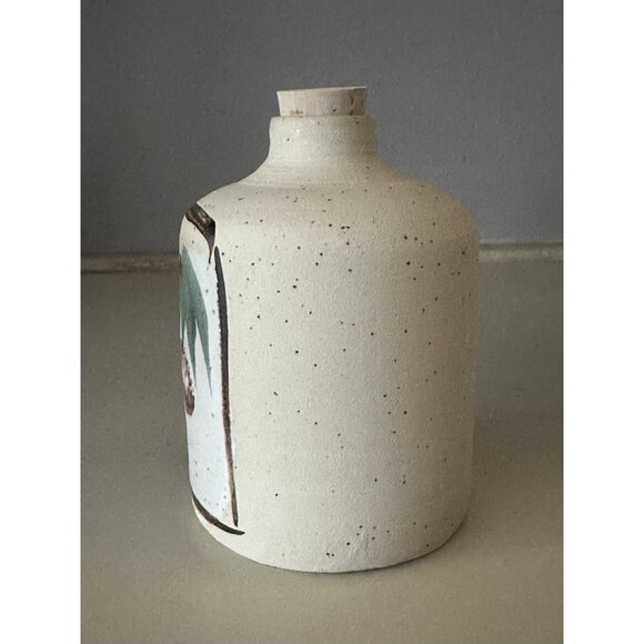 Olive Oil Bottle Ceramic Hand Made Batya Erdstein Israel Signed Judaica 4.5" - Picture 7 of 14